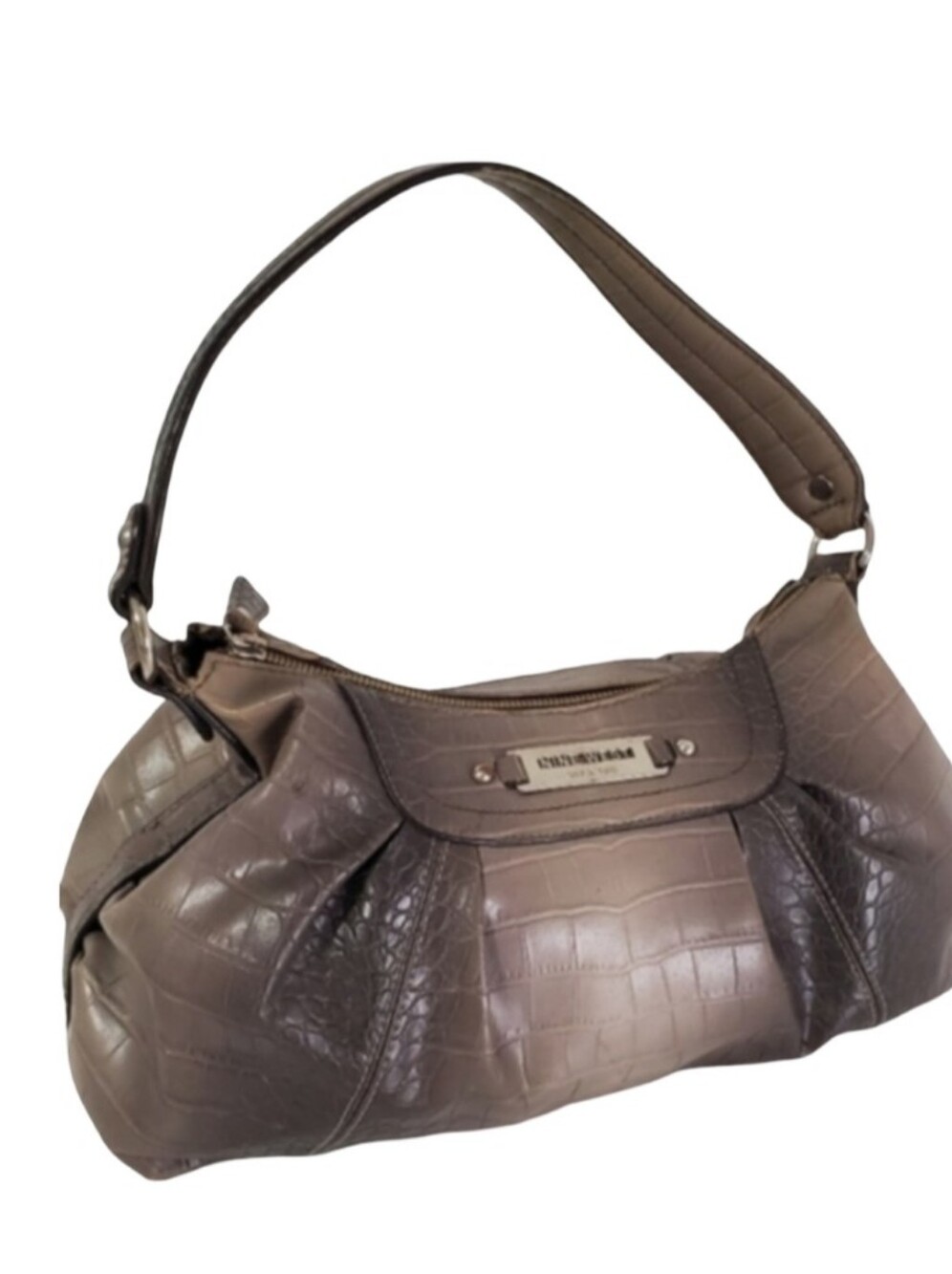 Nine West Taupe Tones Hand Shoulderbag Purse Tote Vintage